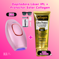 Combo de Depiladora Láser IPL + Protector Solar Collagen PSF 90+