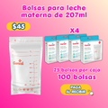 Bolsa para leche materna con capacidad hasta 207ml/7oz