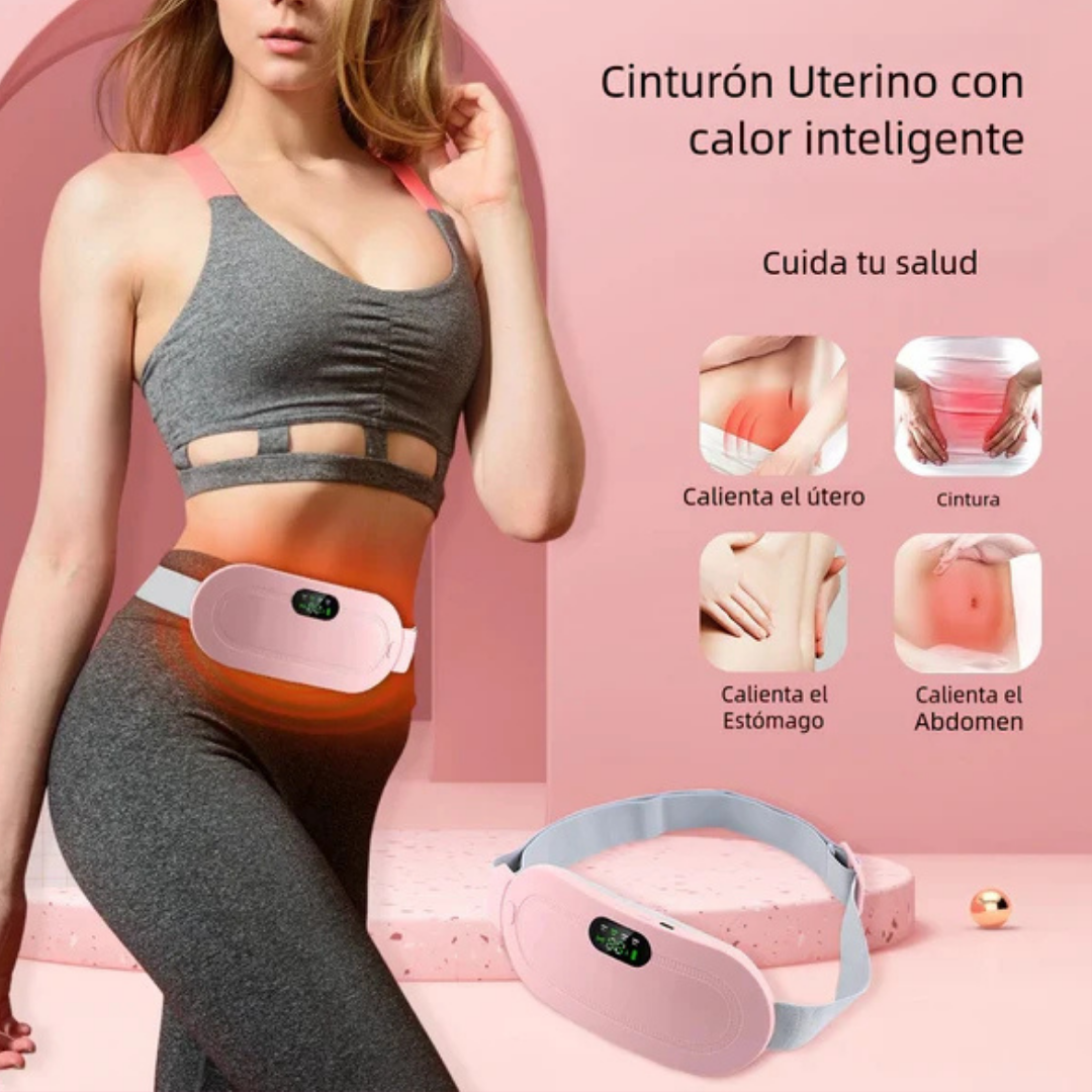 Cinturón térmico para aliviar cólicos menstruales