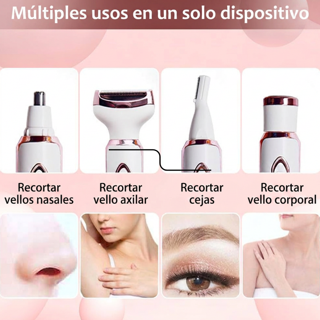 Depiladora Femenina 4 N 1