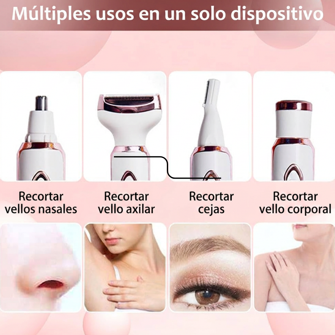 Depiladora Femenina 4 N 1