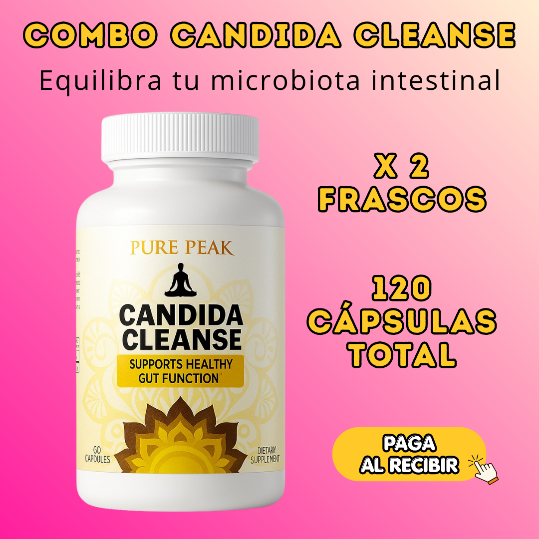 Combo Candida Cleanse X2 frascos