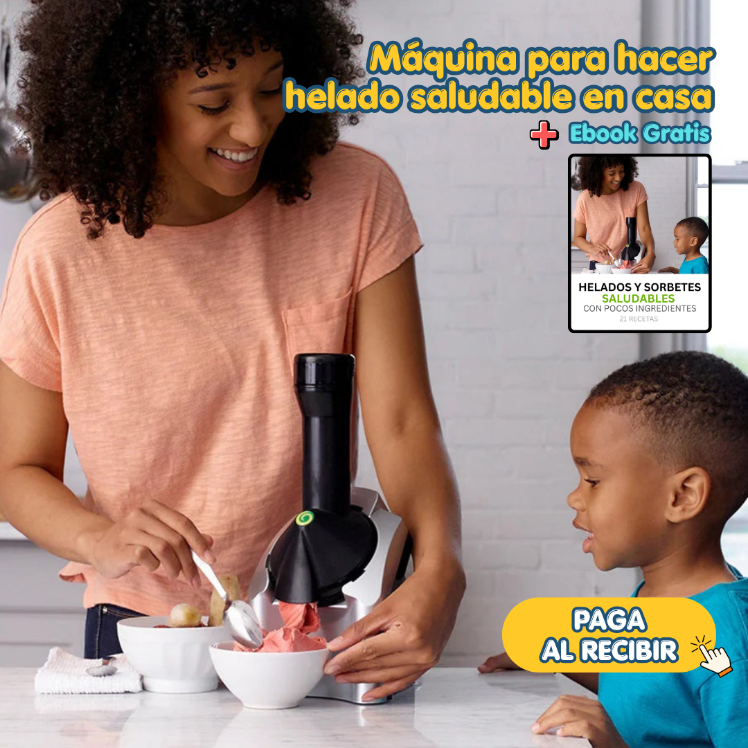 Máquina de Hacer Helado Saludable en Casa