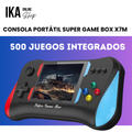 Consola Portátil Super Game Box X7M – ¡500 Juegos Clásicos en la Palma de tu Mano!