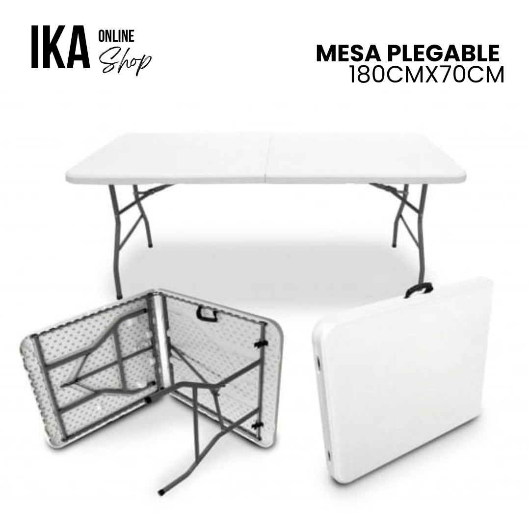 Mesa Plegable Multifuncional 180cm x 70cm x70.2cm