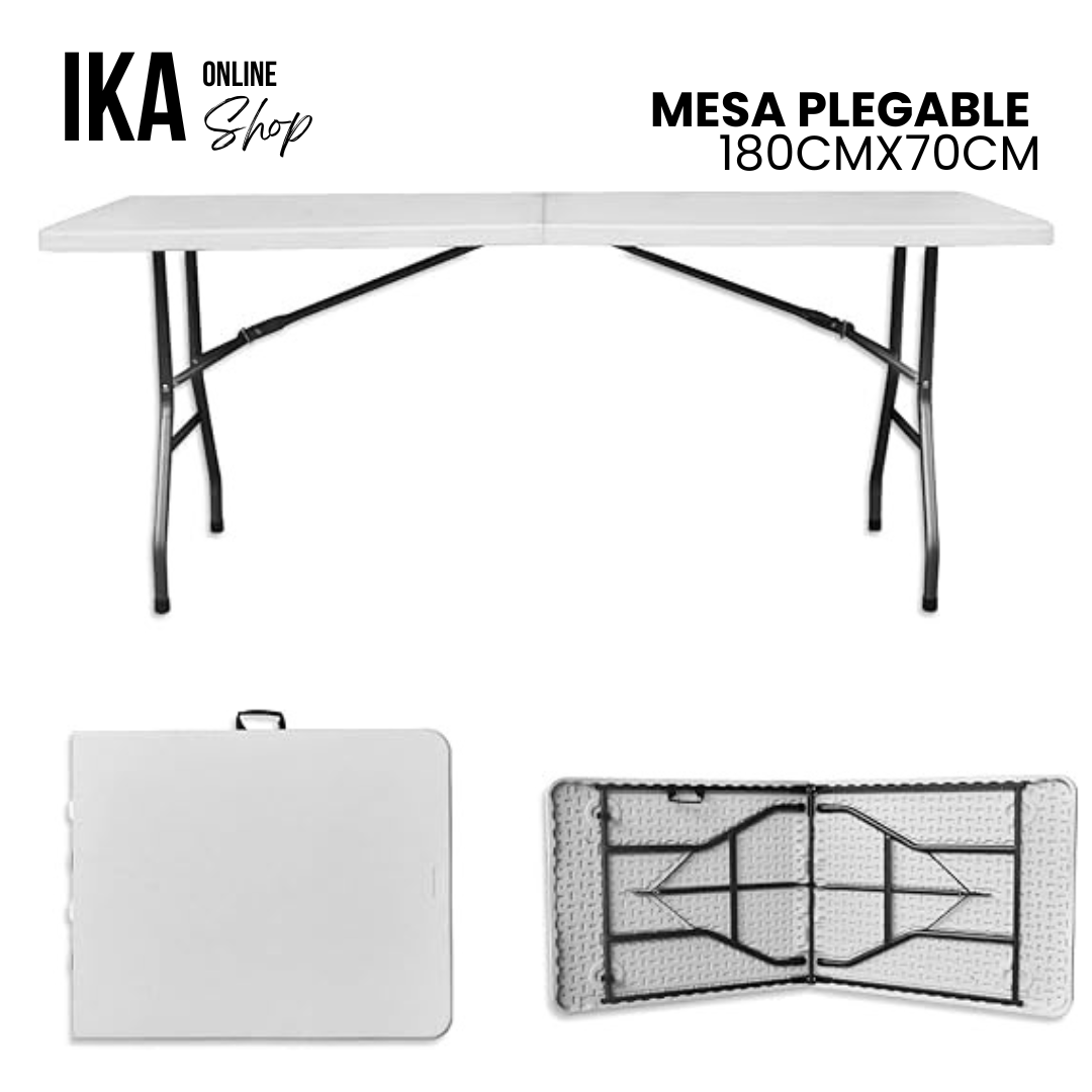 Mesa Plegable Multifuncional 180cm x 70cm x70.2cm