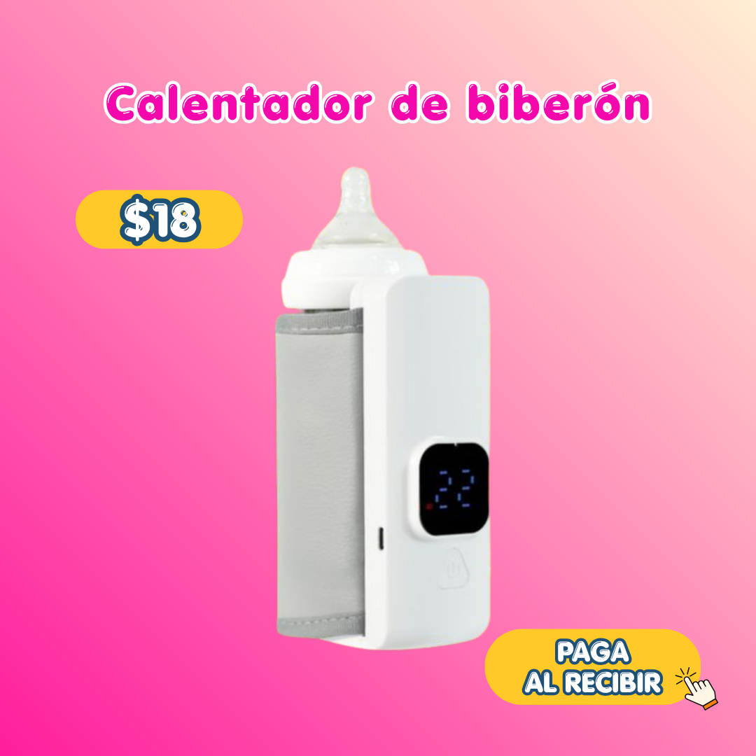 Calentador de biberones recargable