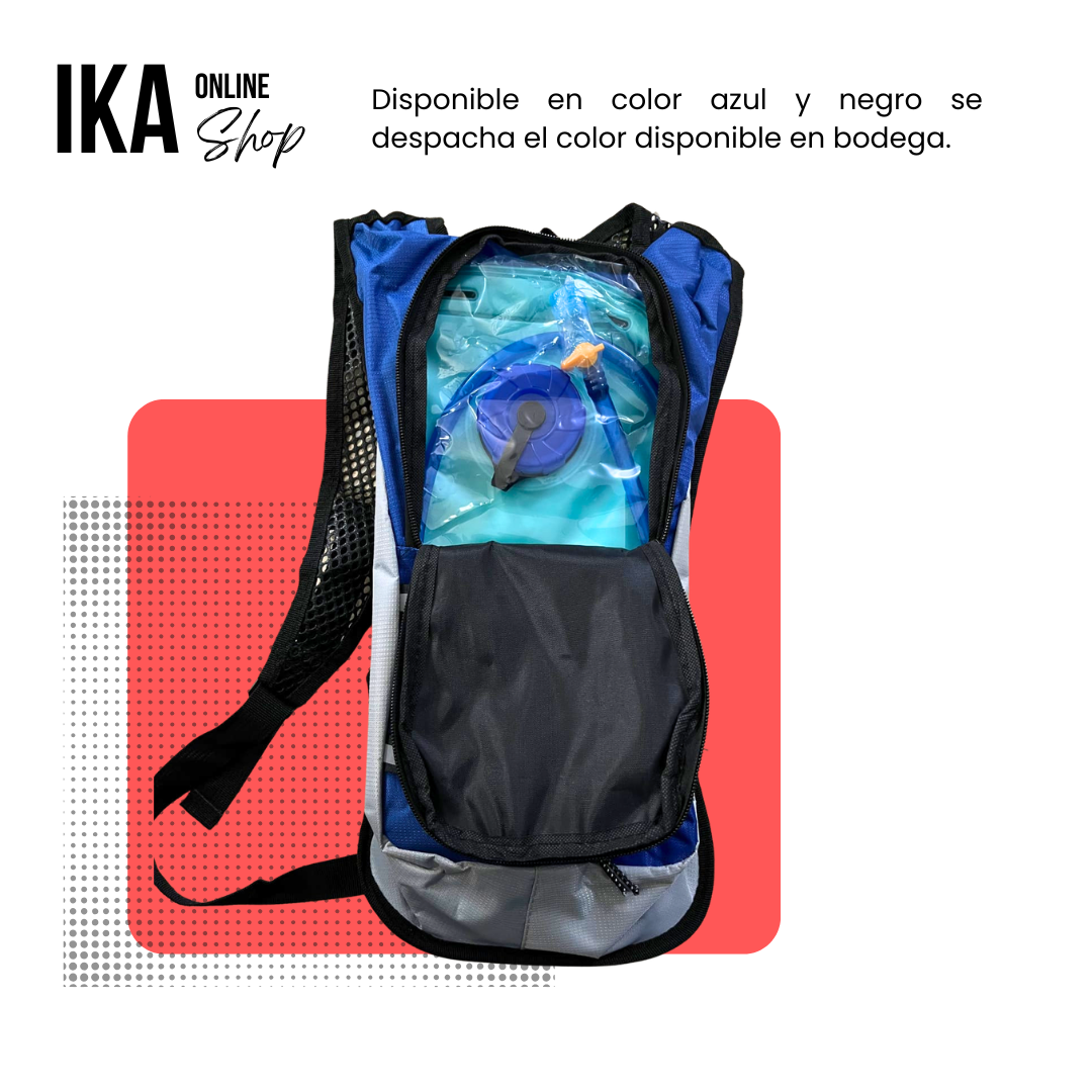 Mochila de Hidratación 5L + Bolsa 2L